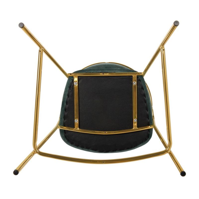 Комплект из 2-х стульев полубарных BRADEX Home Turin мятный с золотыми ножками BD-3072967 фото 15