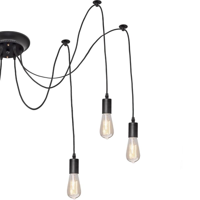 Потолочный светильник Loft It Loft-black E27 40W LOFT1162/6 фото 3