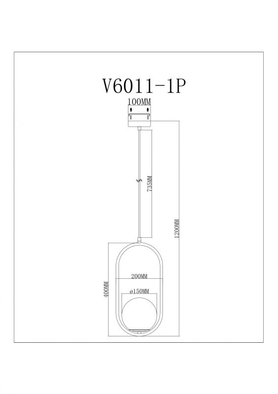 Светильник Moderli V6011-1P