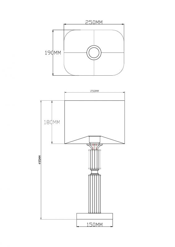 Настольная лампа Moderli Katar V2621-1T