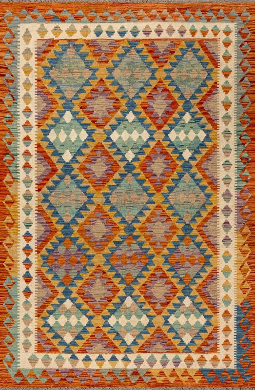 Пакистанский ковер из шерсти Carpet «KILIM» 23-15561 120 x 178 см фото 1