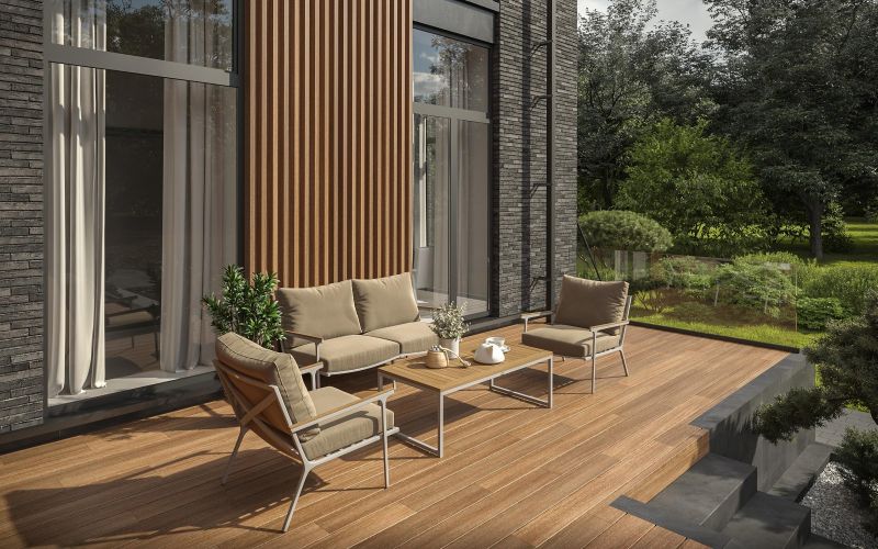 Лаунж зона Gardenini Premium Calma (диван двухместный, кофейный стоилк, 2 кресла) BD-3121414 фото 15