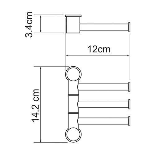 Крючки WasserKRAFT K-1053 фото 3