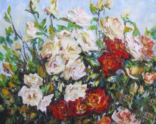 Картина "Розовое дыхание" 40x50 Светлана Круглова