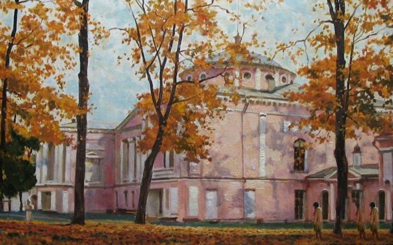 Картина "Останкинский дворец" Владимир Лаповок