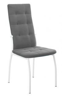 Стул DikLine ГАЛС-М каркас белый/ B22 GREY Фабрика Мебели ДИК BD-2231267