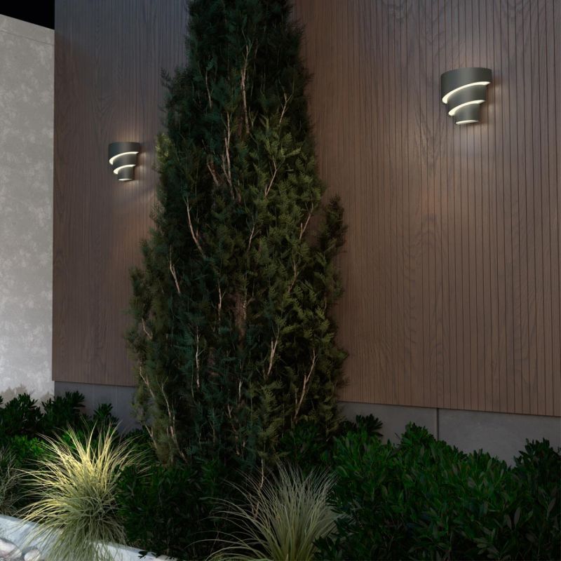 Светильник ландшафтный светодиодный настенный NovoTech STRAIT IP54 LED 12W 4000K 720Лм 359197 STREET фото 2