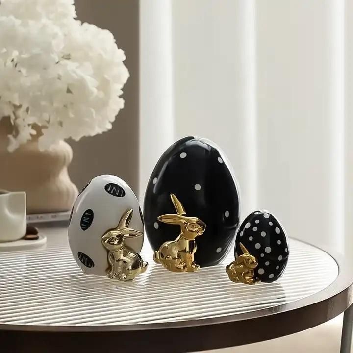 Статуэтка Sotogrande Easter Rabbit Egg black A BD-3048943 фото 7