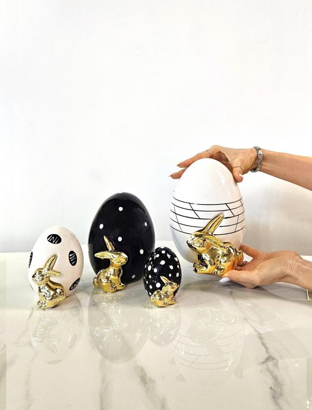 Статуэтка Sotogrande Easter Rabbit Egg black A BD-3048943 фото 8