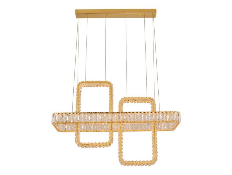 Люстра Clear crystal Newport 8230 LED 3100K(теплый) 62W 8232+2/S gold NEW фото 1
