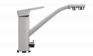 Смеситель для кухни Ulgran Classic U-010-341 белый