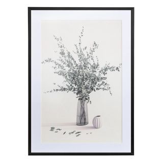 Панно декоративное Bergenson Bjorn plant с черной рамой, 50х70 см