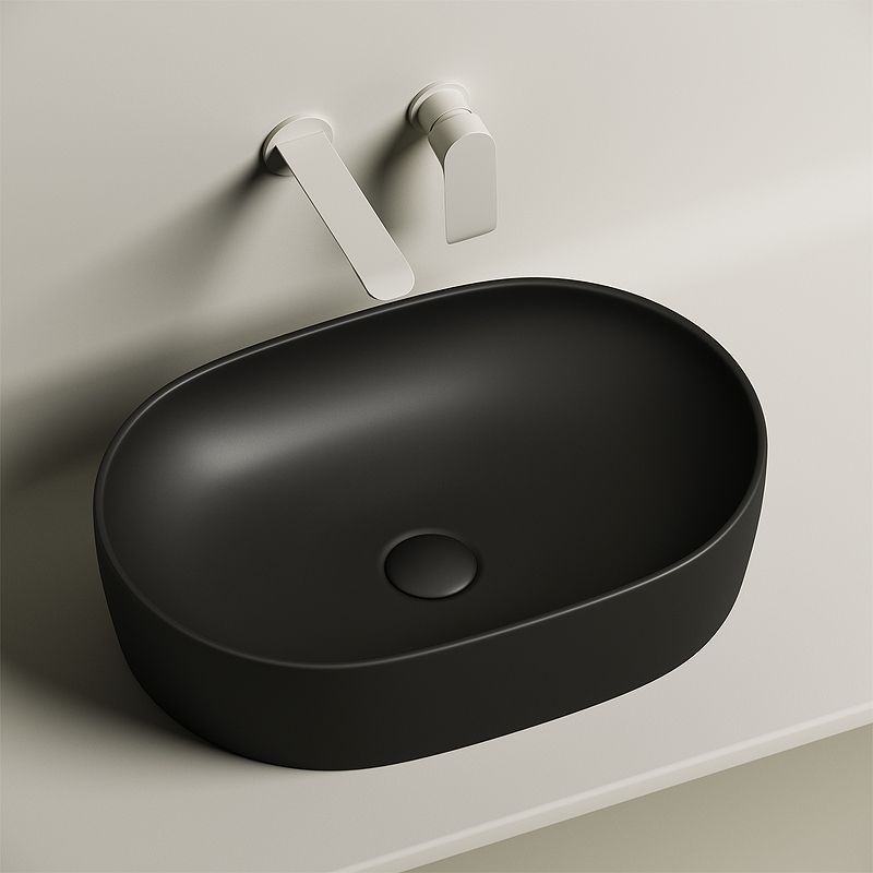 Раковина-чаша Ceramica Nova ELEMENT CN6047MB 60 см., черная матовая фото 7