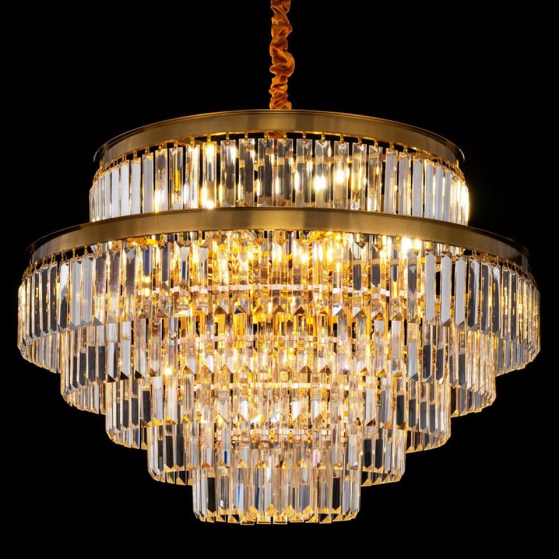 Люстра подвесная хрустальная Citilux Ricky 60W E14 CL314273 фото 4