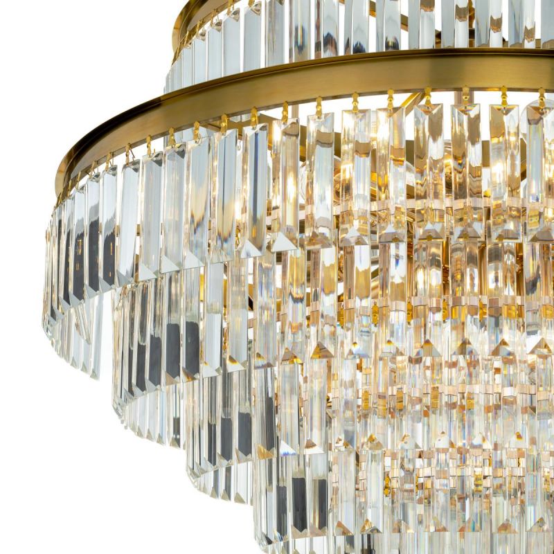 Люстра подвесная хрустальная Citilux Ricky 60W E14 CL314273 фото 5
