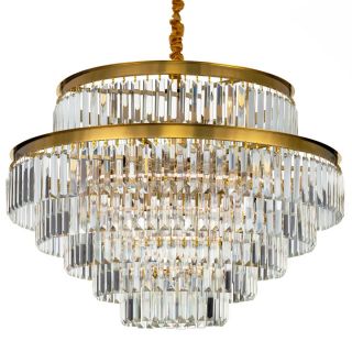 Люстра подвесная хрустальная Citilux Ricky 60W E14 CL314273
