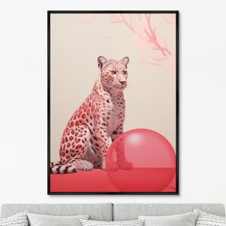 Репродукция картины ArtNoMore на холсте The pink ones, No 1, 2024г.