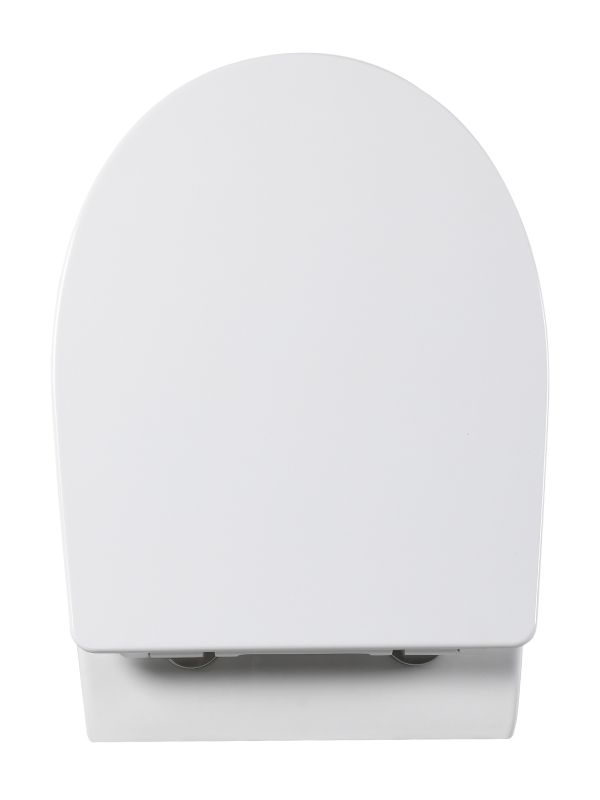 Унитаз подвесной Orange  C07-150W белый, безободковый, с микролифтом фото 8