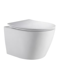Унитаз подвесной Orange  C07-150W белый, безободковый, с микролифтом