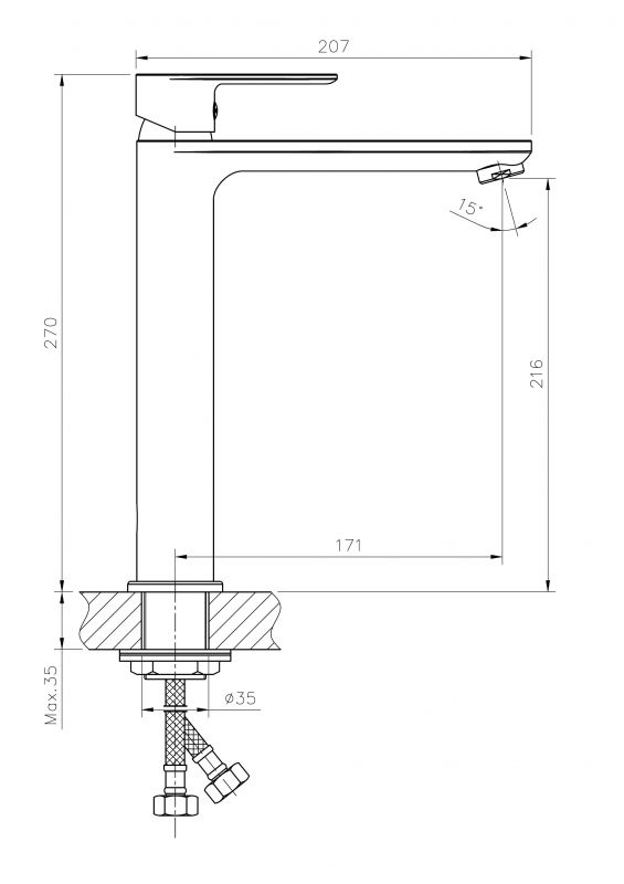 Смеситель Haiba HB505 HB11505