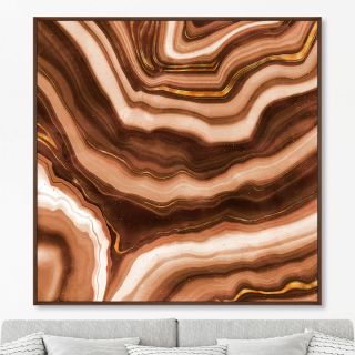 Репродукция картины на холсте Agate Ambra Gold, the beauty of stone ArtNoMore BD-2090613