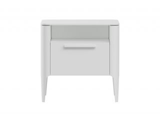 Тумба прикроватная Ellipsefurniture Type 1 полка 1 ящик ширина 50 см (белый) TY010301430101