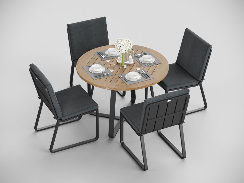 Стул Gardenini Premium Voglie темно-серое BD-3121374 фото 5