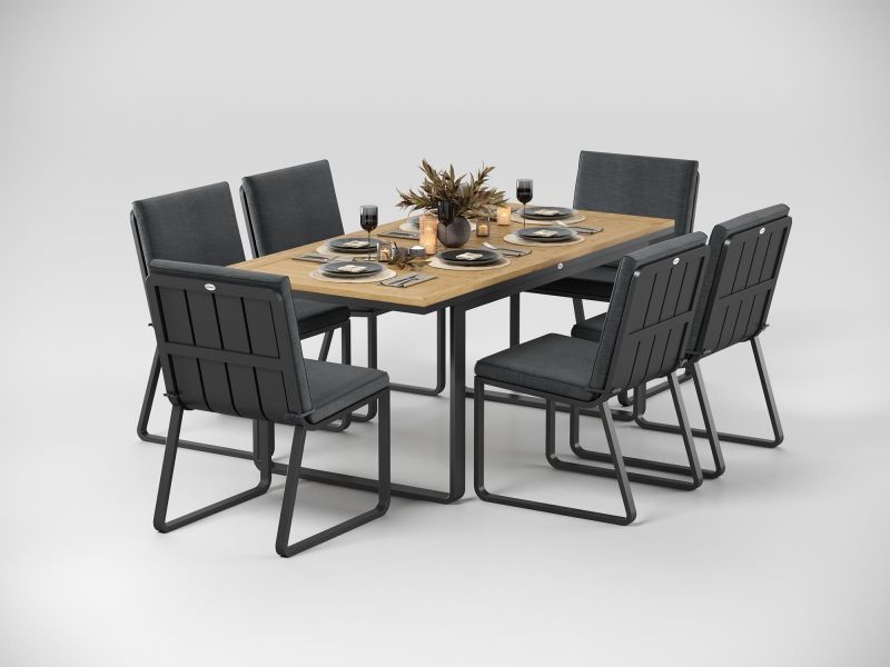 Стул Gardenini Premium Voglie темно-серое BD-3121374 фото 6