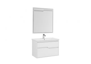 Мебель для ванной Aquanet Модена 85 199305, Белый Тумба+раковина+зеркало