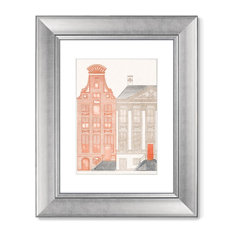 Набор из 2-х репродукций картин в раме Amsterdam canal houses, 1698г. ArtNoMore BD-2090799 фото 2