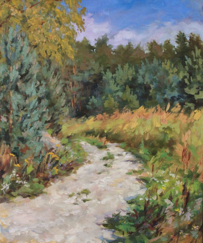 Картина "Дорога к лесу" Мария Ширяева-Колосова
