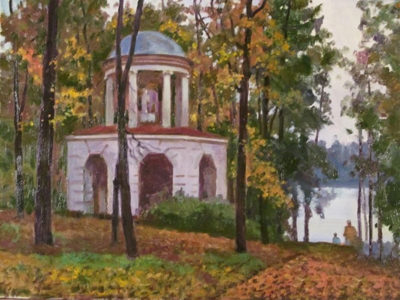 Картина "Осень в Марфино" Владимир Лаповок