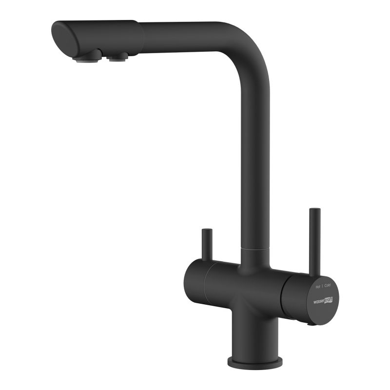 Смеситель для кухни WasserKraft A8367 черный Soft-touch фото 1