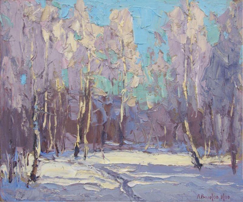 Картина "Зимняя сказка" Вилков Андрей