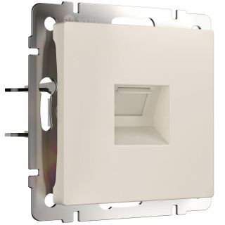 Розетка Ethernet RJ-45 (айвори матовый) Werkel W1181062