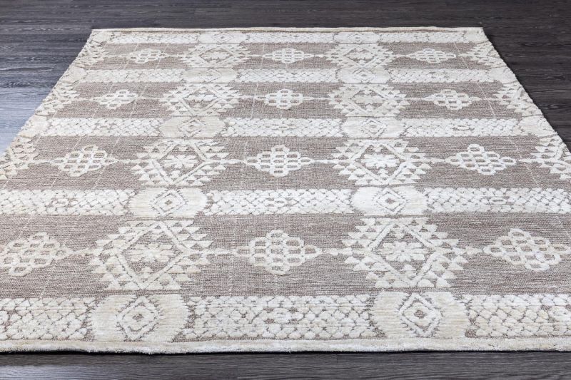 Индийский ковер из полиэстера Carpet «MILTON» BEIGE-TAUPE 170 x 240 см